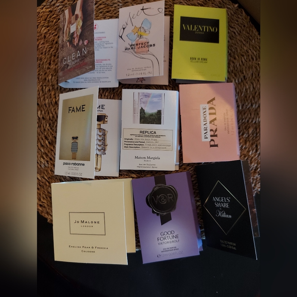 Lot of 9 sephora valentines day perfume fragrance sample set includes Jo Malone
